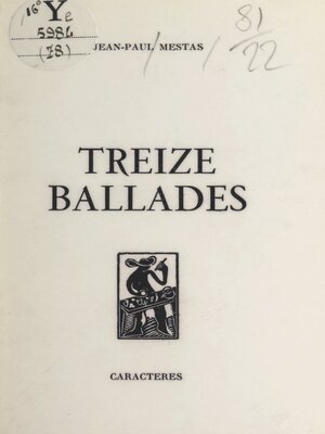 cover image of Treize ballades